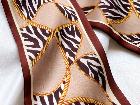 Pañuelo Largo Estampado Leopardo - Accesorio de Seda para Mujer - Image 16