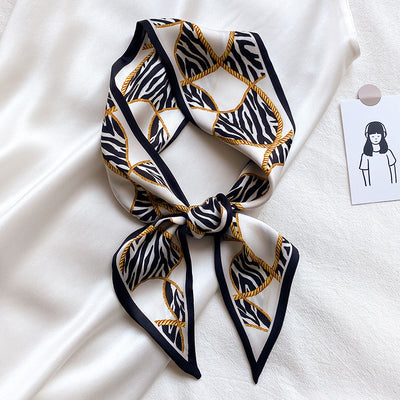 Pañuelo Largo Estampado Leopardo - Accesorio de Seda para Mujer - Image 19