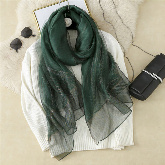 Pañuelo de Seda Elegante para Mujer - Estilo Casual Versátil - Image 10