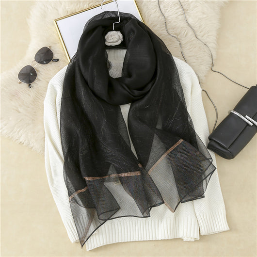 Pañuelo de Seda Elegante para Mujer - Estilo Casual Versátil - Image 14