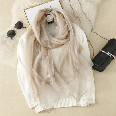 Pañuelo de Seda Elegante para Mujer - Estilo Casual Versátil - Image 18