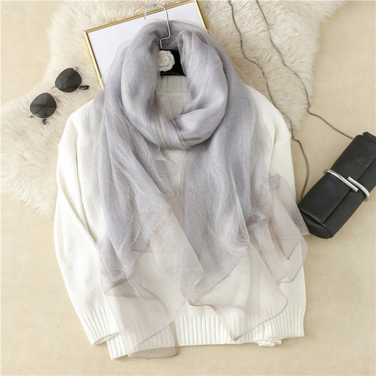 Pañuelo de Seda Elegante para Mujer - Estilo Casual Versátil - Image 26