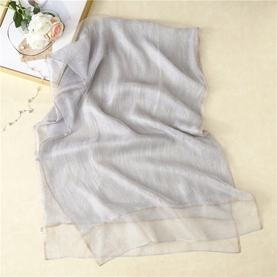 Pañuelo de Seda Elegante para Mujer - Estilo Casual Versátil - Image 27