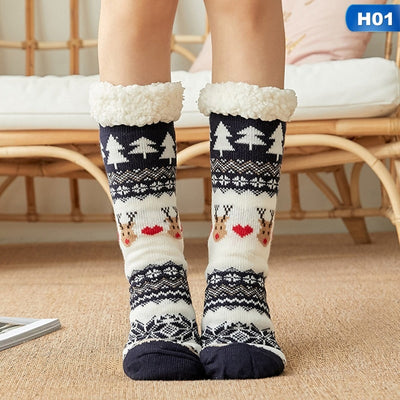 Calcetines Navideños para Mujer - Tubo Largo Invierno - Image 13