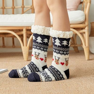 Calcetines Navideños para Mujer - Tubo Largo Invierno - Image 14