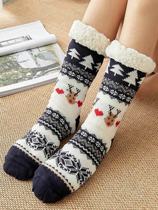 Calcetines Navideños para Mujer - Tubo Largo Invierno - Image 16