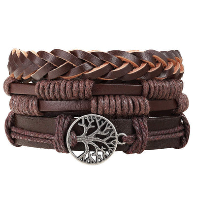 Pulseras de Cuero con Abalorios Artesanales - Image 27