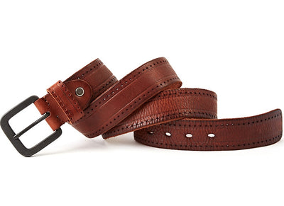 Cinturón de Cuero para Hombre con Hebilla Pin - Piel Premium Casual - Image 21