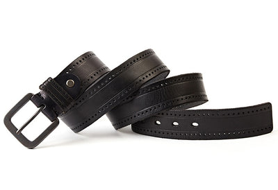 Cinturón de Cuero para Hombre con Hebilla Pin - Piel Premium Casual - Image 24