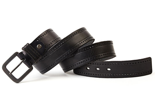 Cinturón de Cuero para Hombre con Hebilla Pin - Piel Premium Casual - Image 24
