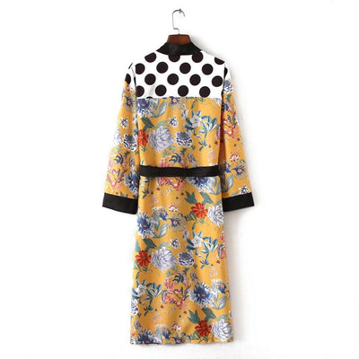 Cardigan Kimono Estampado Floral para Playa - Image 11