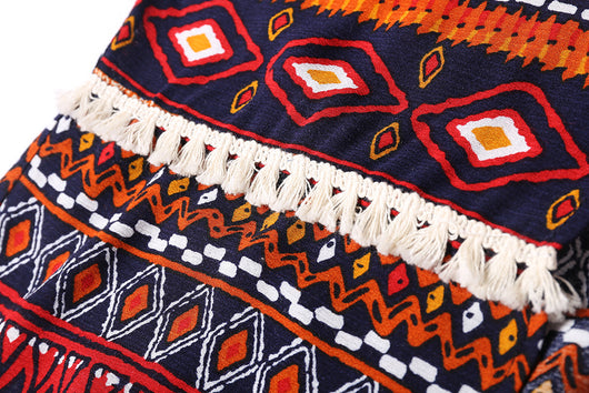Cardigan Bohemio con Flecos y Estampado Artesanal - Image 14