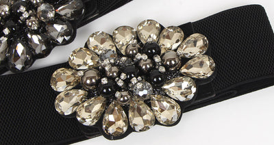 Cinturón Elástico con Strass Estilo Europeo y Americano - Image 9