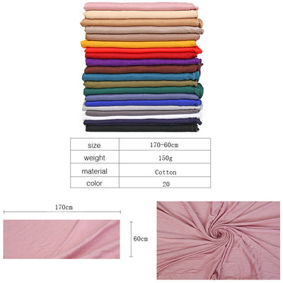 Pañuelo para la cabeza de algodón mercerizado para mujer - Image 2