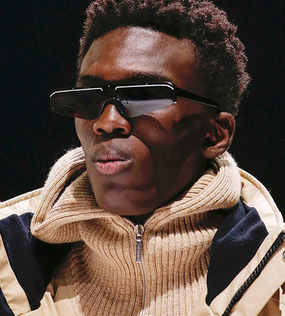 Brown mirror Siamese sport sunglasses with a flat top frame and gradient lenses, shown on a white background. - Image 14