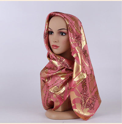 Pañuelo de Seda Estampado Jacquard para Mujer - Cobertura Elegante - Image 4