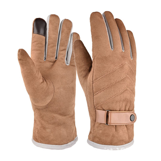 Guantes de Motocicleta Ante y Algodón - Protección y Comodidad para Conducción - Image 4
