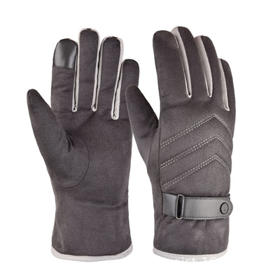 Guantes de Motocicleta Ante y Algodón - Protección y Comodidad para Conducción - Image 6
