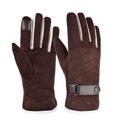 Guantes de Motocicleta Ante y Algodón - Protección y Comodidad para Conducción - Image 7