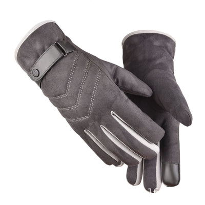 Guantes de Motocicleta Ante y Algodón - Protección y Comodidad para Conducción - Image 8