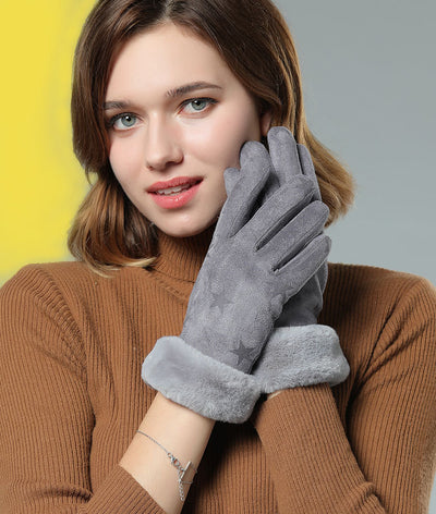Guantes de Invierno en Gamuza con Lana Térmica para Mujer - Image 2