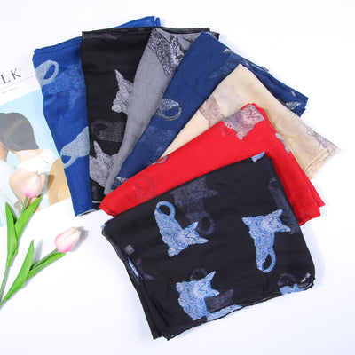 Pañuelo Parisino con Estampado de Gato Persa - Image 8