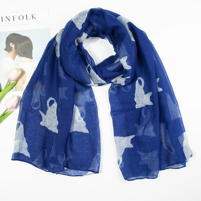 Pañuelo Parisino con Estampado de Gato Persa - Image 9