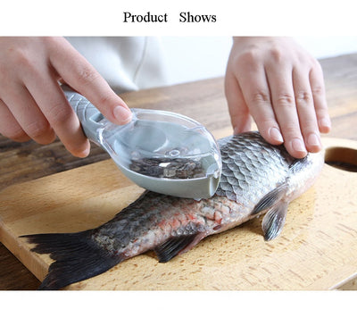 Raspador de Escamas de Pescado con Cuchillo Desarmable - Herramienta de Limpieza de Cocina - Image 26