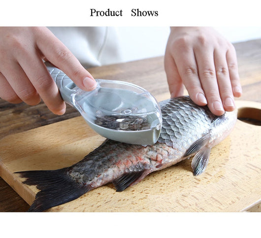 Raspador de Escamas de Pescado con Cuchillo Desarmable - Herramienta de Limpieza de Cocina - Image 26