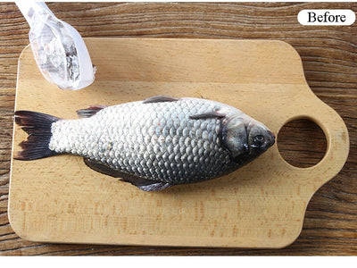 Raspador de Escamas de Pescado con Cuchillo Desarmable - Herramienta de Limpieza de Cocina - Image 27