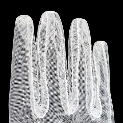 Guantes Cortos de Seda Negra - Elegancia y Sofisticación - Image 10