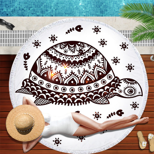 Toalla de Playa Redonda Premium - Image 9