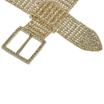 Cinturón Cadena de Diamantes Brillantes de Ocho Filas - Image 12