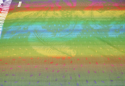 Bufanda Jacquard Vintage con Degradado Cálido - Image 11