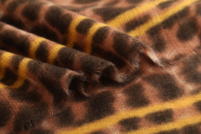 Bufanda Chal de Cachemira con Estampado Leopardo para Mujer - Image 32