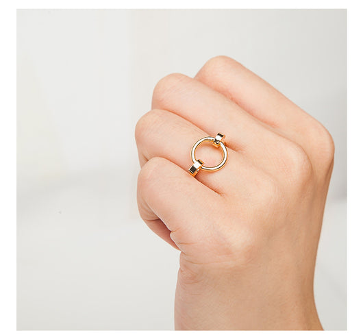 Anillo con Textura de Círculos Concéntricos - Image 11