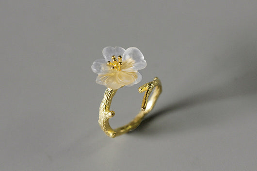 Anillo Rama Floral Artesanal - Image 7