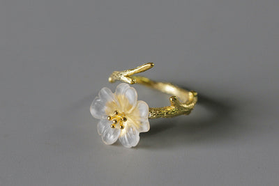 Anillo Rama Floral Artesanal - Image 8