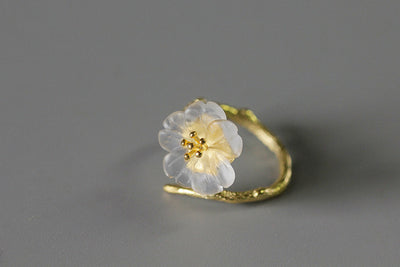Anillo Rama Floral Artesanal - Image 9