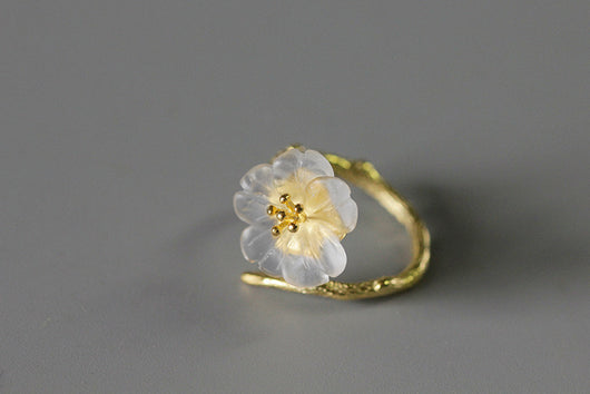 Anillo Rama Floral Artesanal - Image 9
