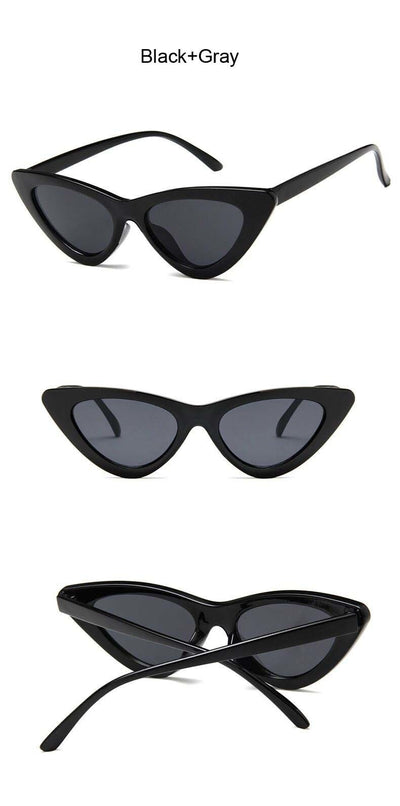 Gafas de Sol Retro Ojo de Gato Triangular - Image 26