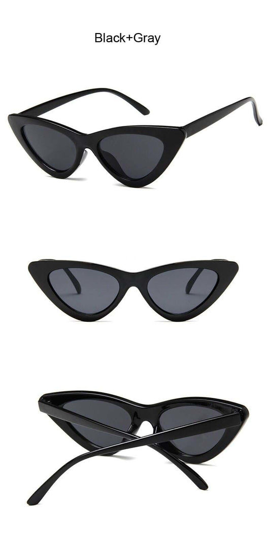 Gafas de Sol Retro Ojo de Gato Triangular - Image 26