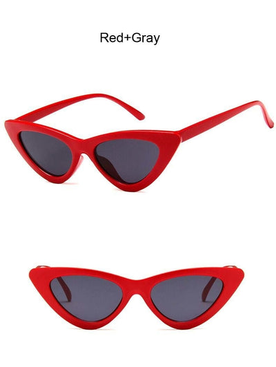 Gafas de Sol Retro Ojo de Gato Triangular - Image 27