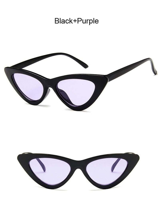 Gafas de Sol Retro Ojo de Gato Triangular - Image 34