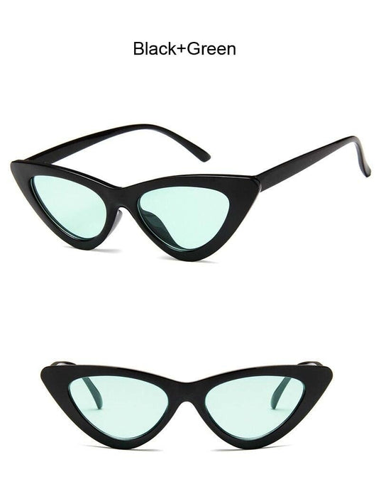 Gafas de Sol Retro Ojo de Gato Triangular - Image 35