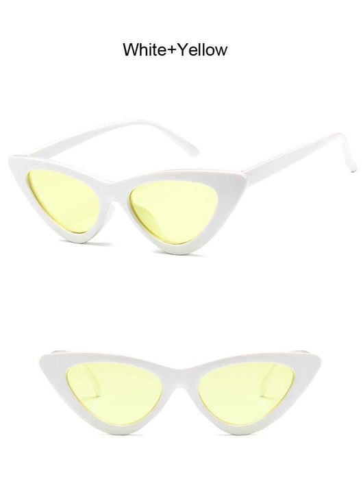 Gafas de Sol Retro Ojo de Gato Triangular - Image 36