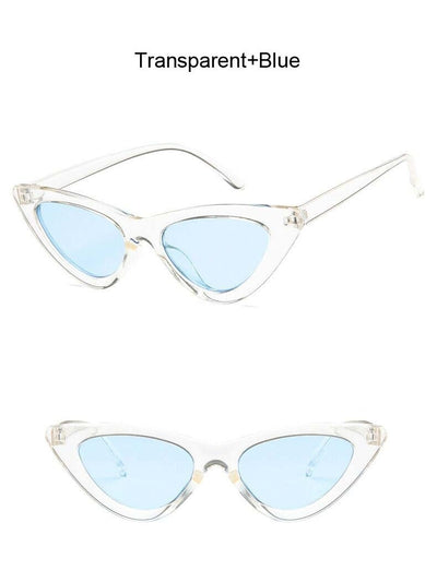Gafas de Sol Retro Ojo de Gato Triangular - Image 40