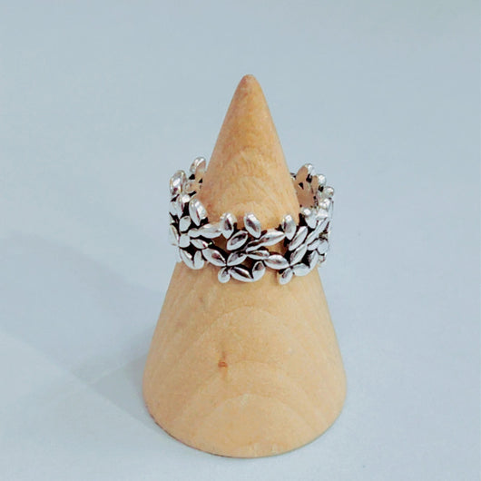 Anillo Dividido Hoja de Olivo - Image 12