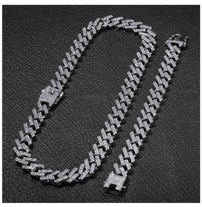Cadena Cubana de Diamantes Rombos - Image 12