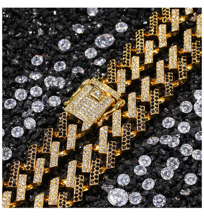 Cadena Cubana de Diamantes Rombos - Image 16